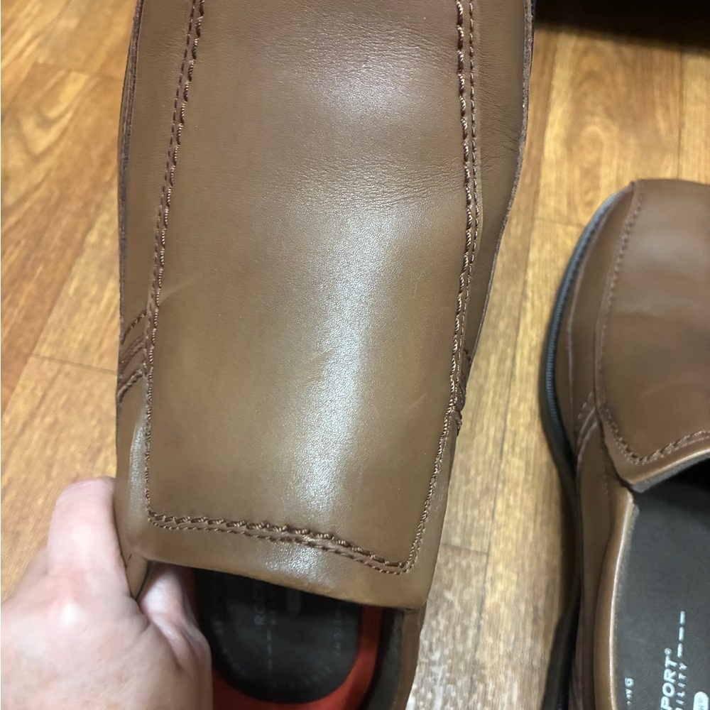 Rockport Men's Brown Slip-On Loafers Size 12 XW - Picture 7 of 16